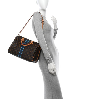 Louis Vuitton Monogram My LV Heritage Speedy Bandouliere 30 Marine Blue Clair 2 of 12