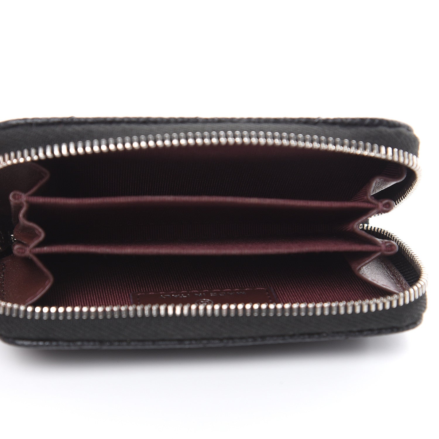 Chanel Caviar Quilted Zip Coin Purse Black 5 of 8