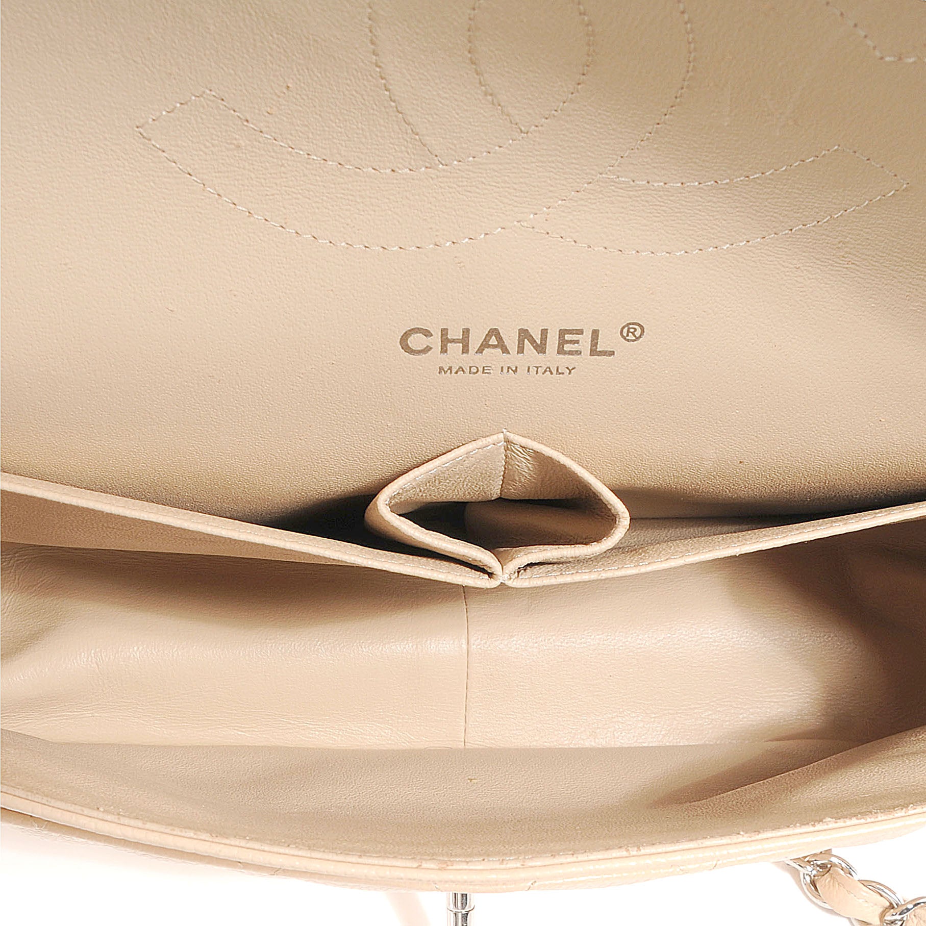 Chanel Caviar Jumbo Double Flap Beige 5 of 7