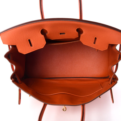 Hermes Togo Birkin 35 Feu 11 of 34