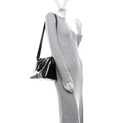 Louis Vuitton Patent Calfskin Miroir Tote Black 2 of 10