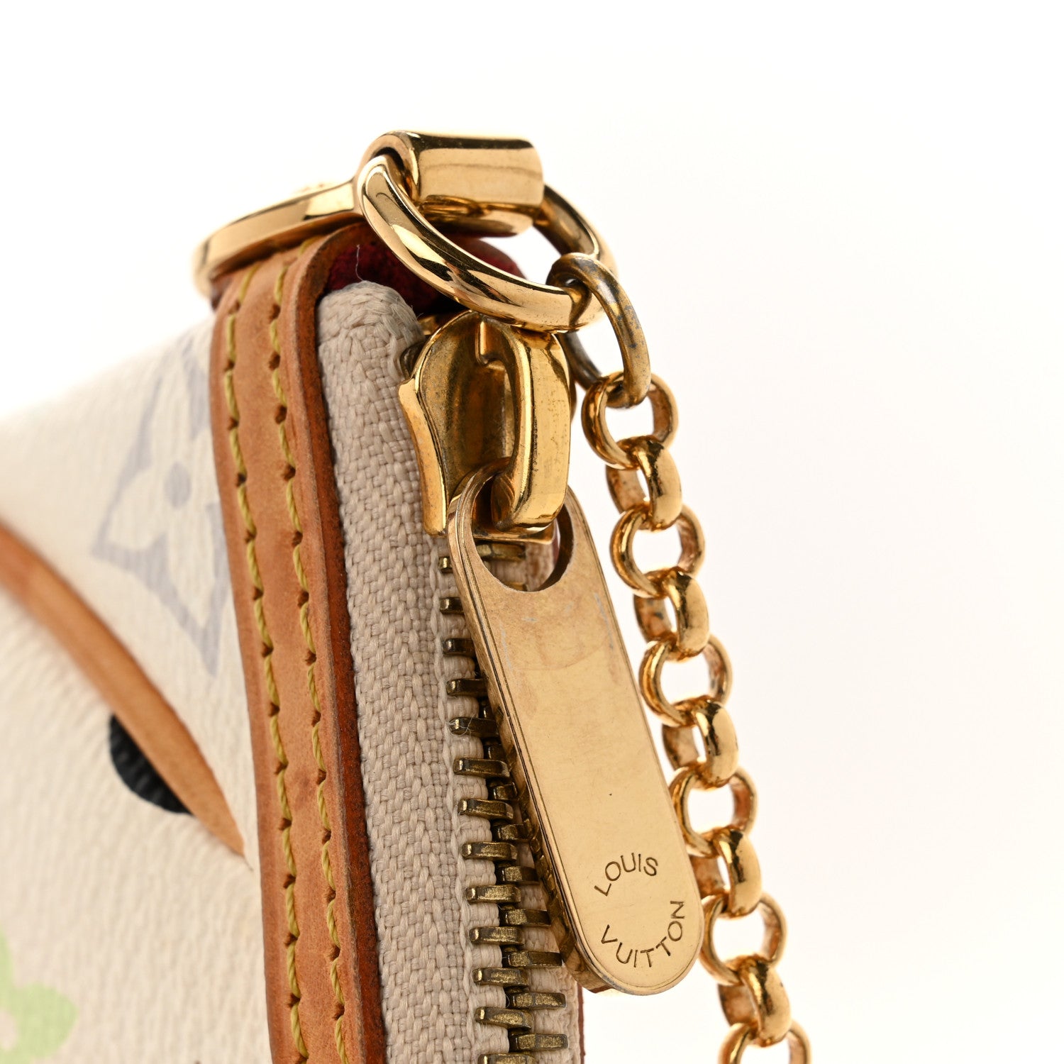 Louis Vuitton Monogram Multicolor Pochette Milla MM White 10 of 11