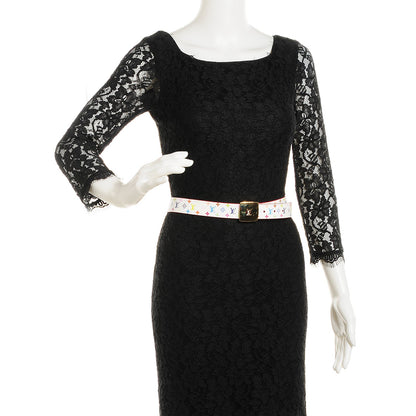 Louis Vuitton Monogram Multicolor LV Cut Reversible Belt 80 32 White Grenade 2 of 4