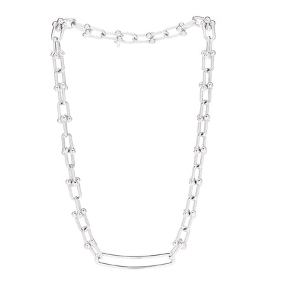 Tiffany Sterling Silver HardWear Link Necklace 3 of 5