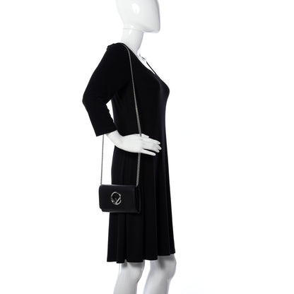 Fendi Vitello Cruise F is Fendi Wallet on Chain Black 2 of 9