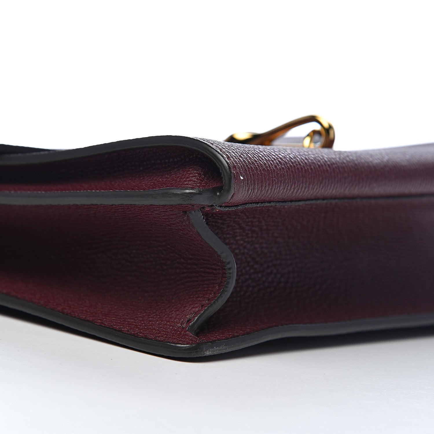 Burberry Grainy Calfskin Small Macken Crossbody Bag Mahogany Red 8 of 10