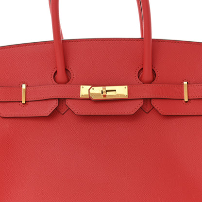 Hermes Epsom Birkin 35 Rouge Tomate 8 of 12