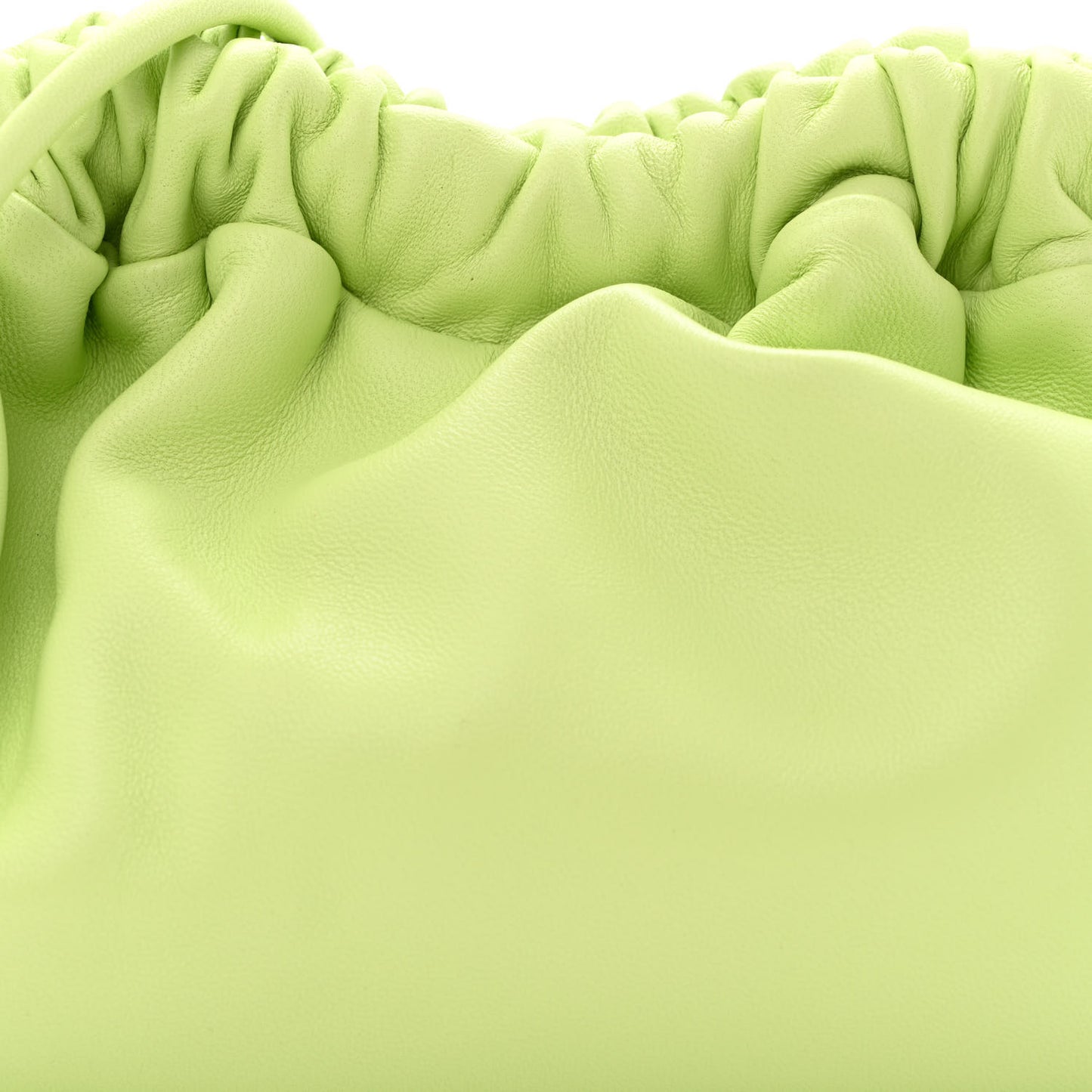 Lambskin Mini Cloud Clutch Mint