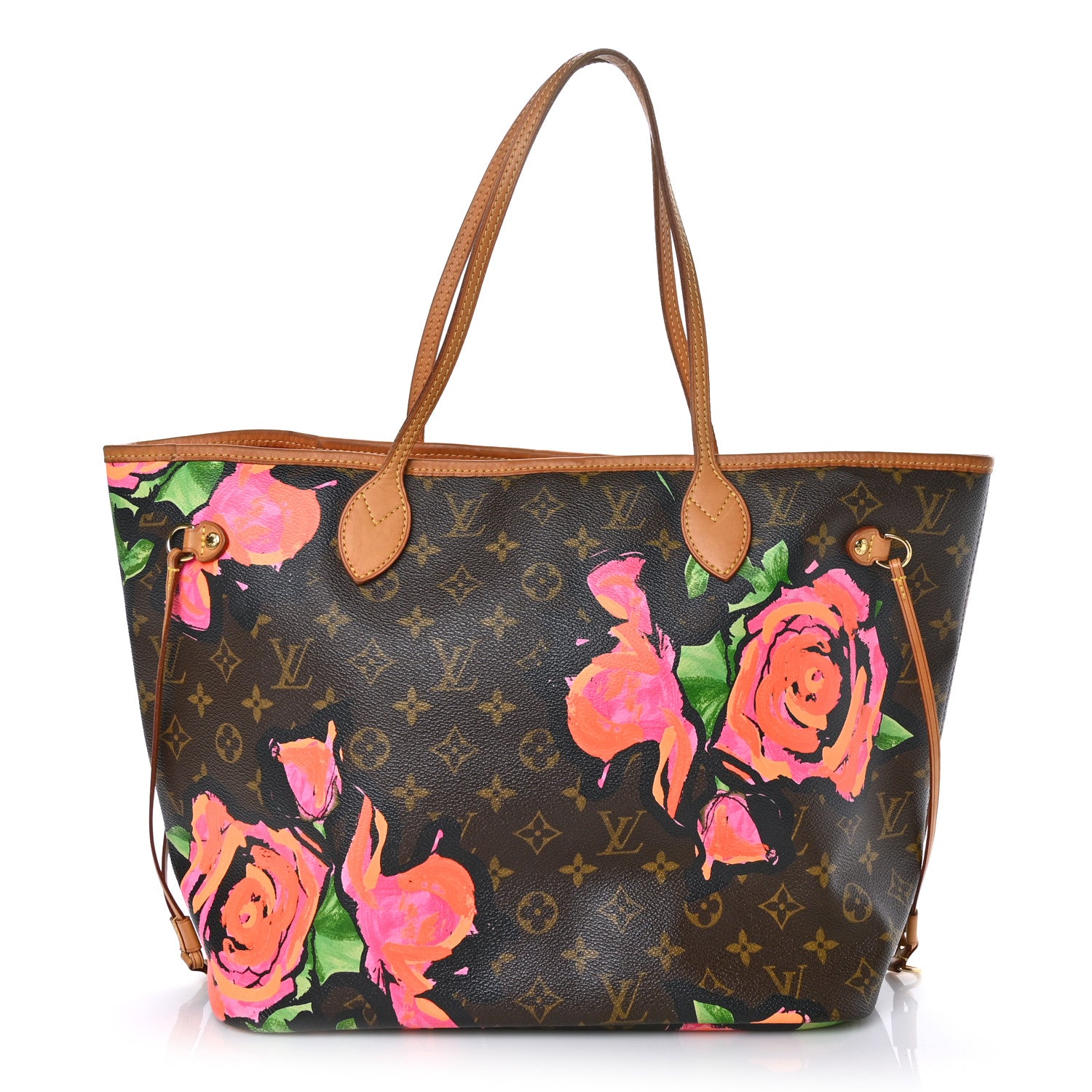 Louis Vuitton Monogram Roses Neverfull MM 1 of 10