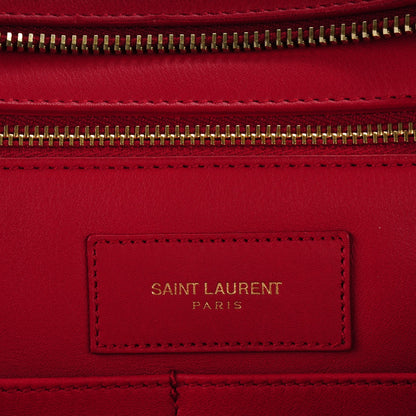 Saint Laurent Calfskin Medium Classic Y Cabas Red 6 of 7