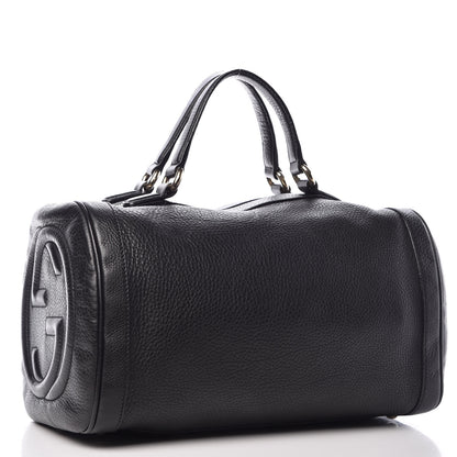 Gucci Pebbled Calfskin Medium Soho Boston Black 3 of 16