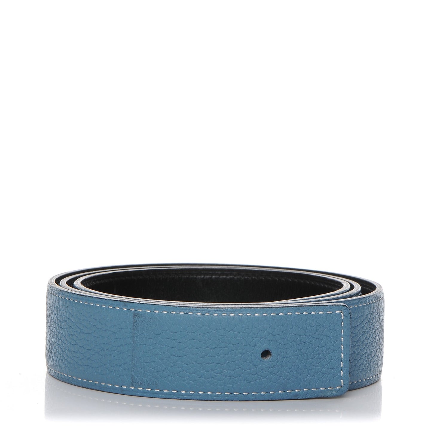 Box Togo 32mm Belt Strap 90 Black Blue Jean