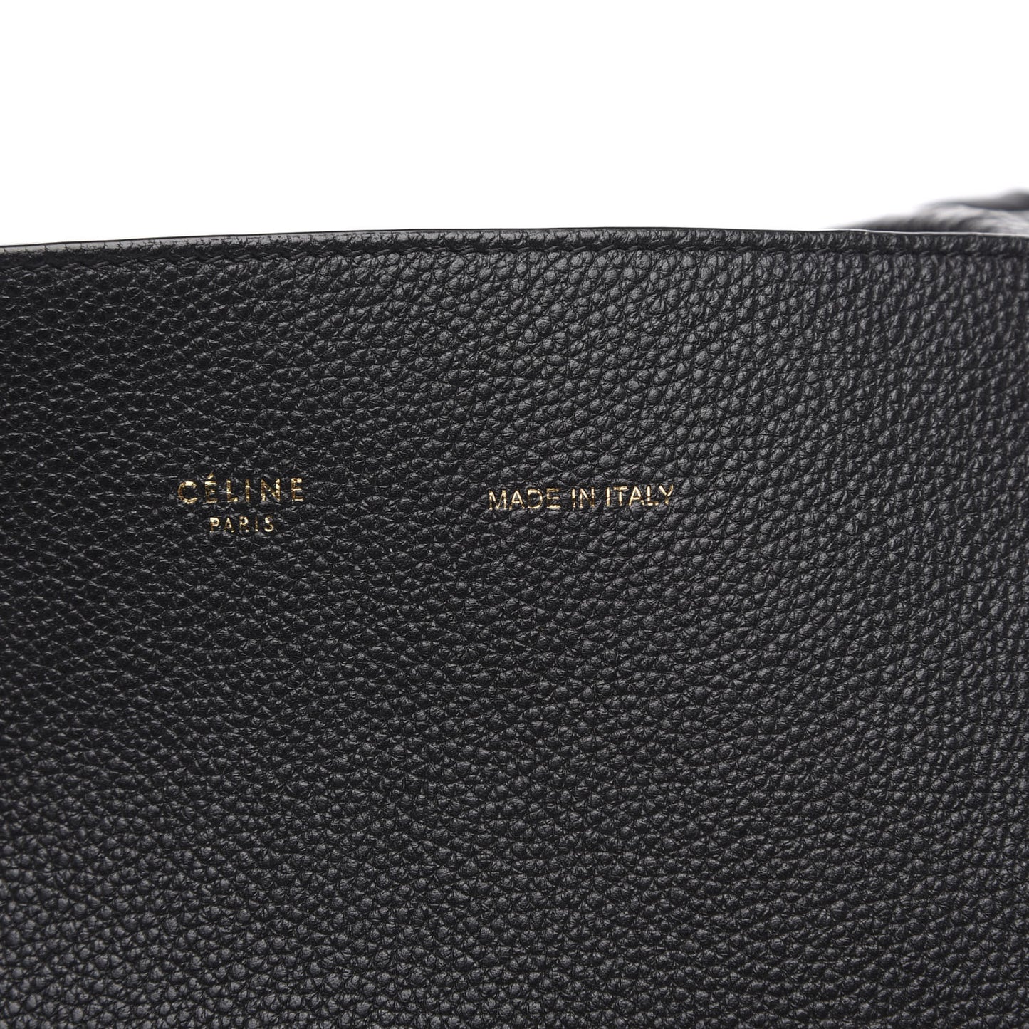 Soft Grained Calfskin Small Belt Cabas Phantom Black