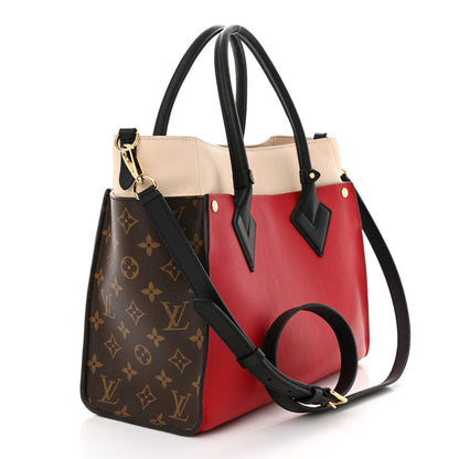 Louis Vuitton Calfskin Monogram On My Side Pirate Red 3 of 12