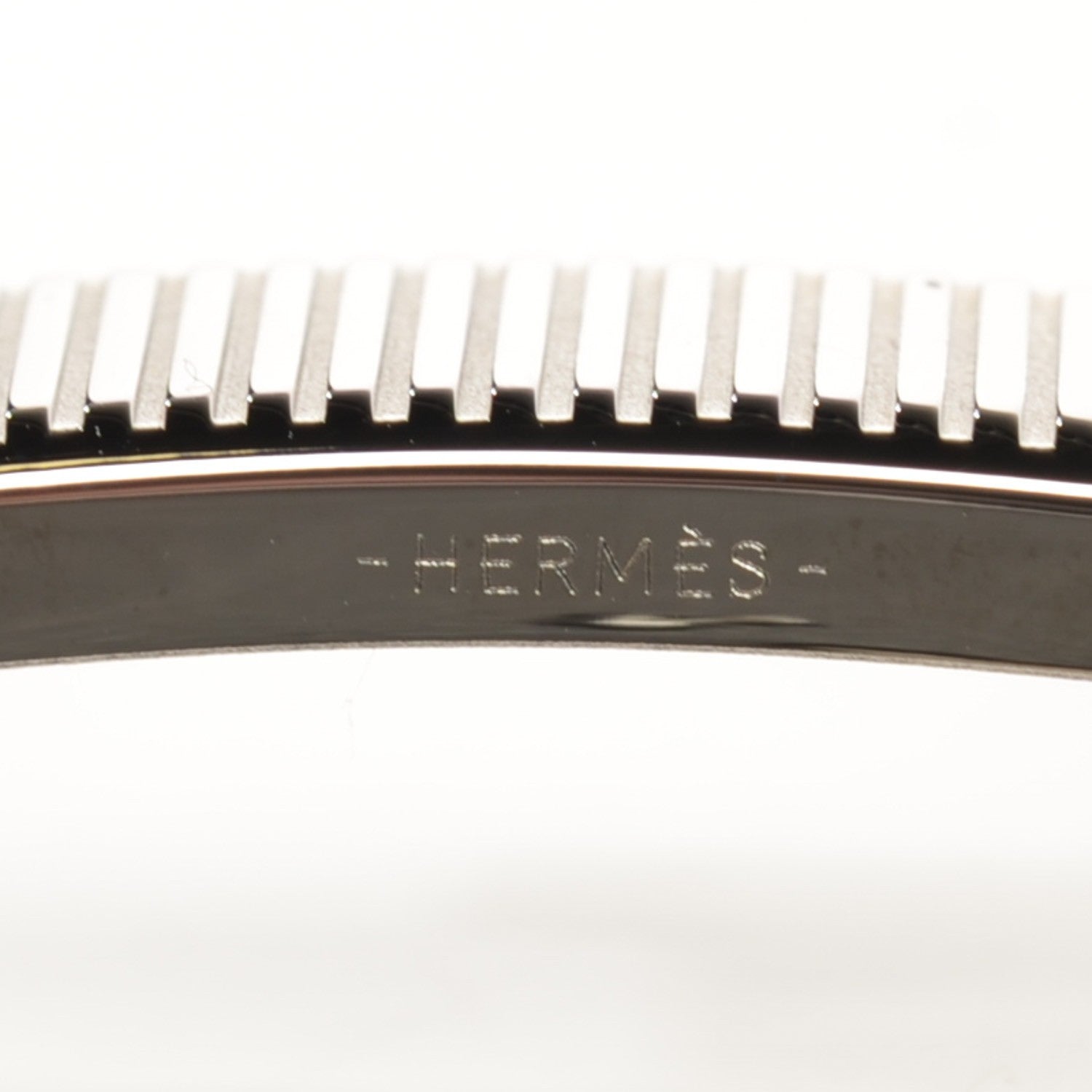 Hermes Box Togo 32mm Calandre H Belt 95 Black Orange 6 of 9