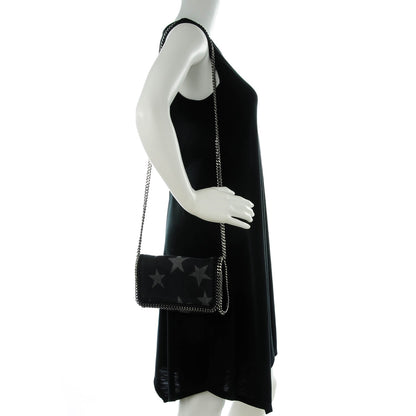 Stella McCartney Denim Star Falabella Mini Tote Black 2 of 8