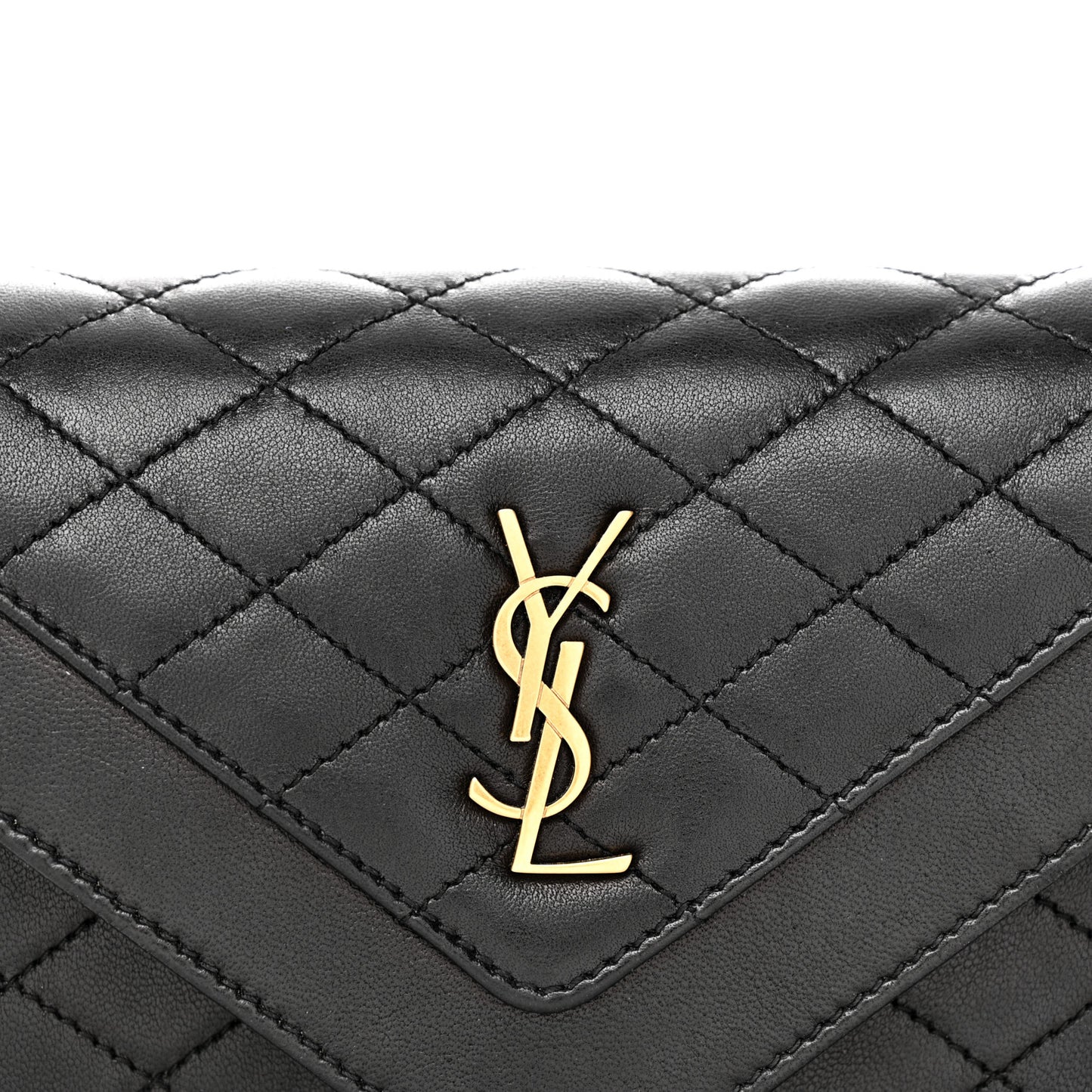 Lambskin Quilted Mini Gaby Satchel Black