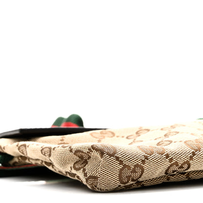 Gucci Monogram Web Belt Bag Dark Brown 9 of 10