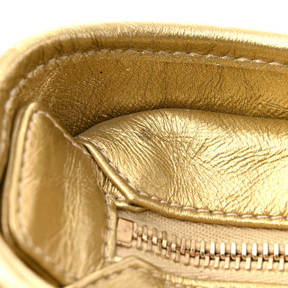 Chanel Metallic Aged Calfskin CC Quilted Small Gabrielle Hobo Gold 11 of 13