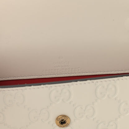 Gucci Guccissima Mini Cherry Chain Bag White 6 of 10