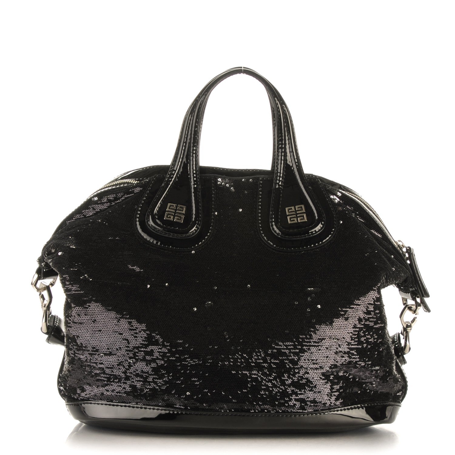 Givenchy Sequin Patent Small Nightingale Black 1 of 7