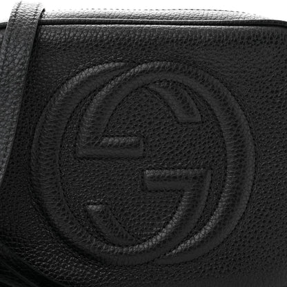 Gucci Pebbled Calfskin Small Soho Disco Bag Black 8 of 11