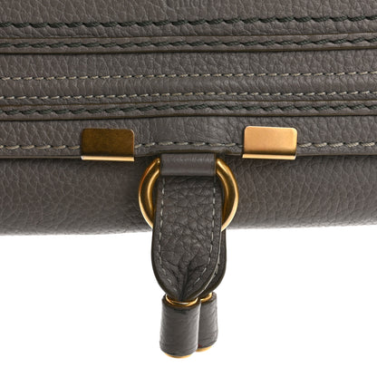 Chloe Calfskin Marcie Continental Flap Wallet Cashmere Grey 9 of 10