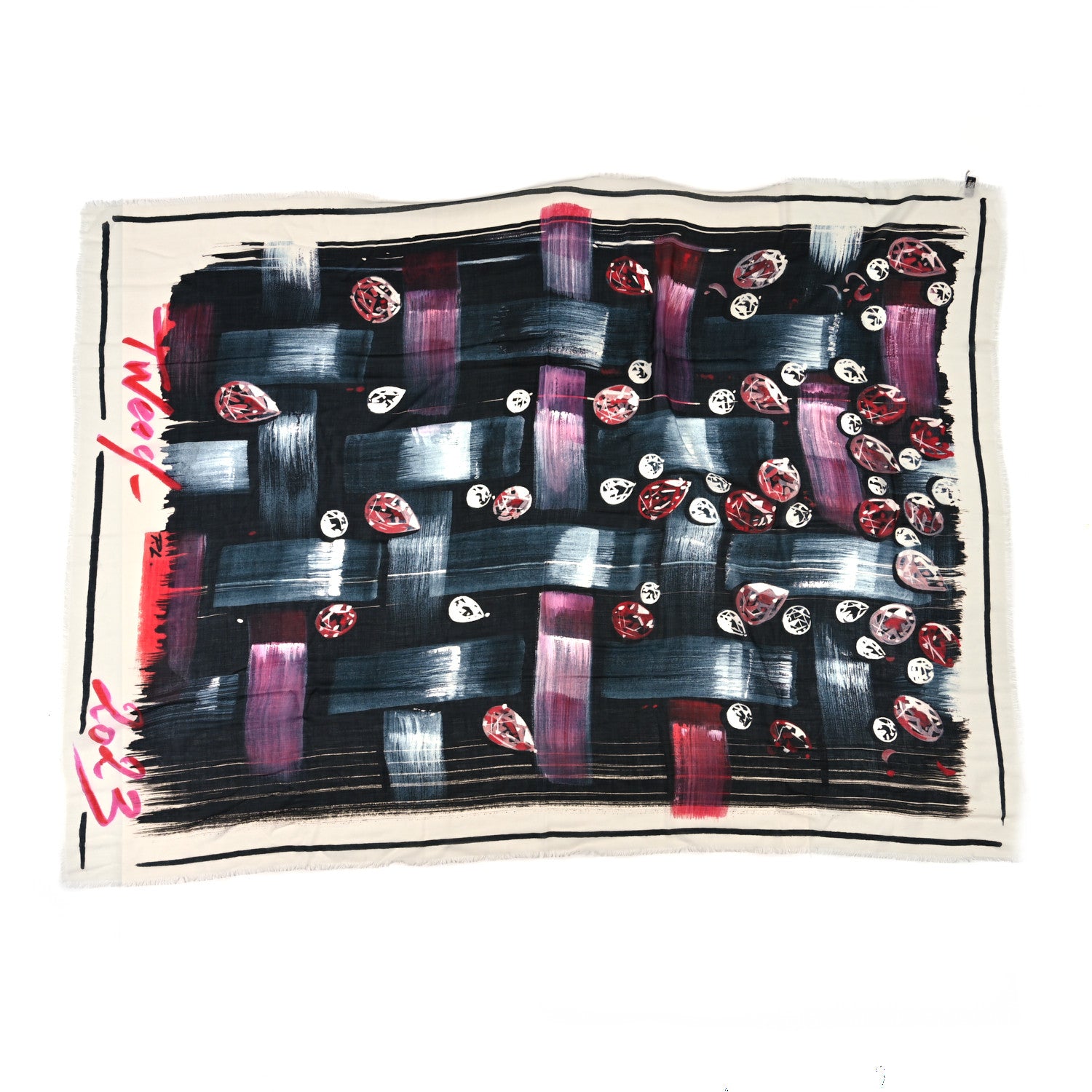 Chanel Cashmere Jewel Shawl Multicolor 1 of 4