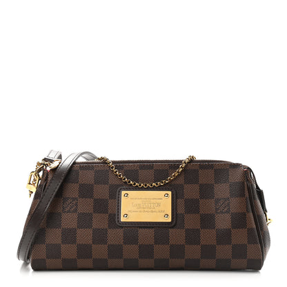 Louis Vuitton Damier Ebene Eva Clutch 1 of 9