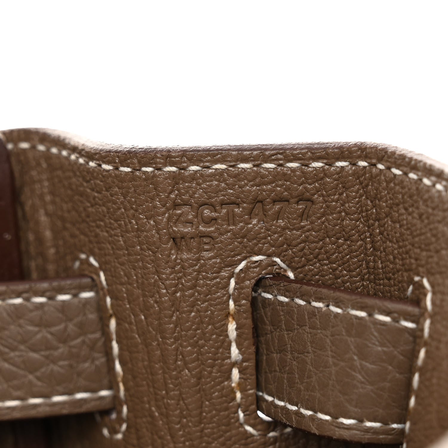 Hermes Togo Kelly Retourne 28 Etoupe 6 of 12