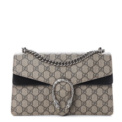 Gucci GG Supreme Monogram Small Dionysus Shoulder Bag Black 1 of 8