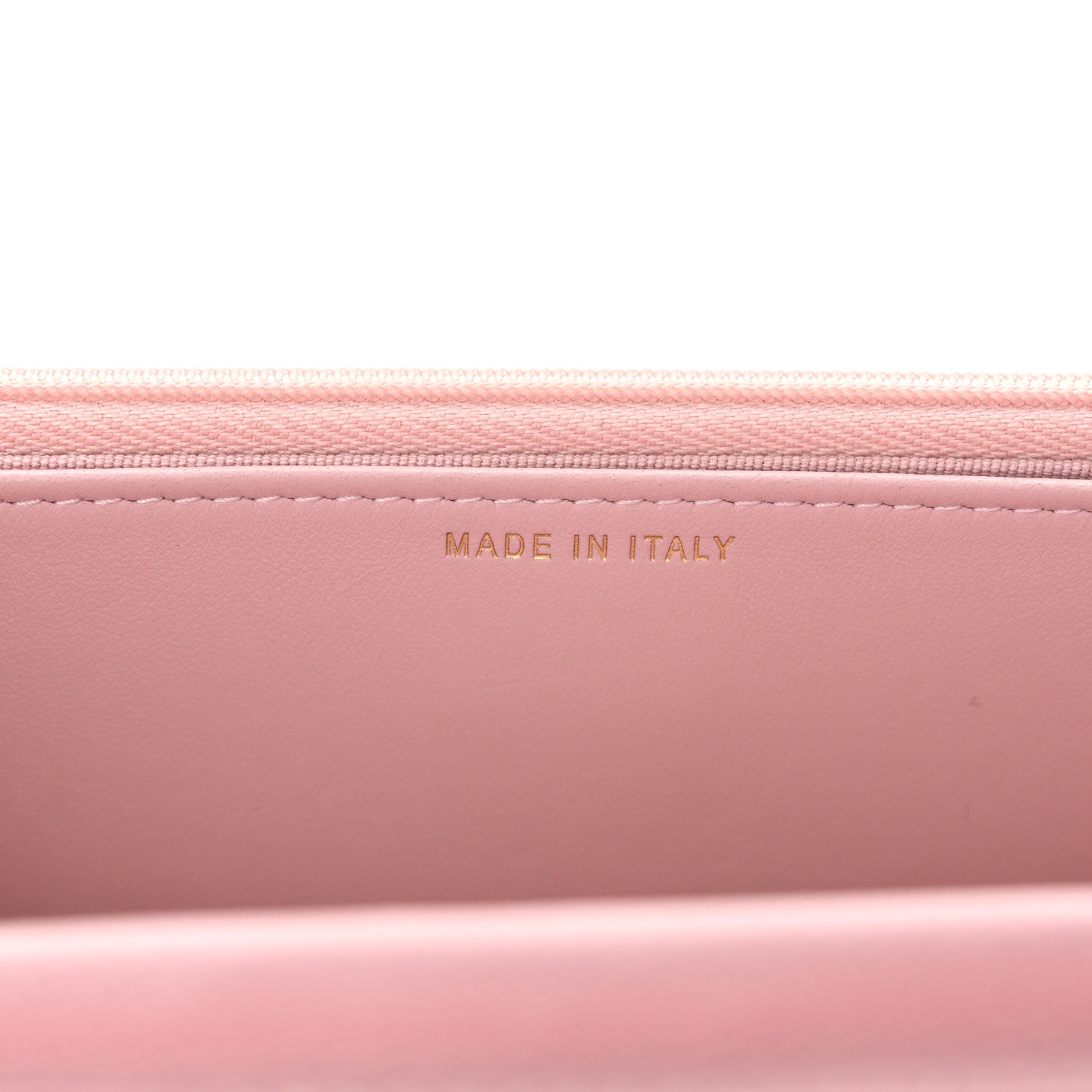 Chanel Caviar Quilted Studded CC Wallet on Chain WOC Light Pink 7 of 12