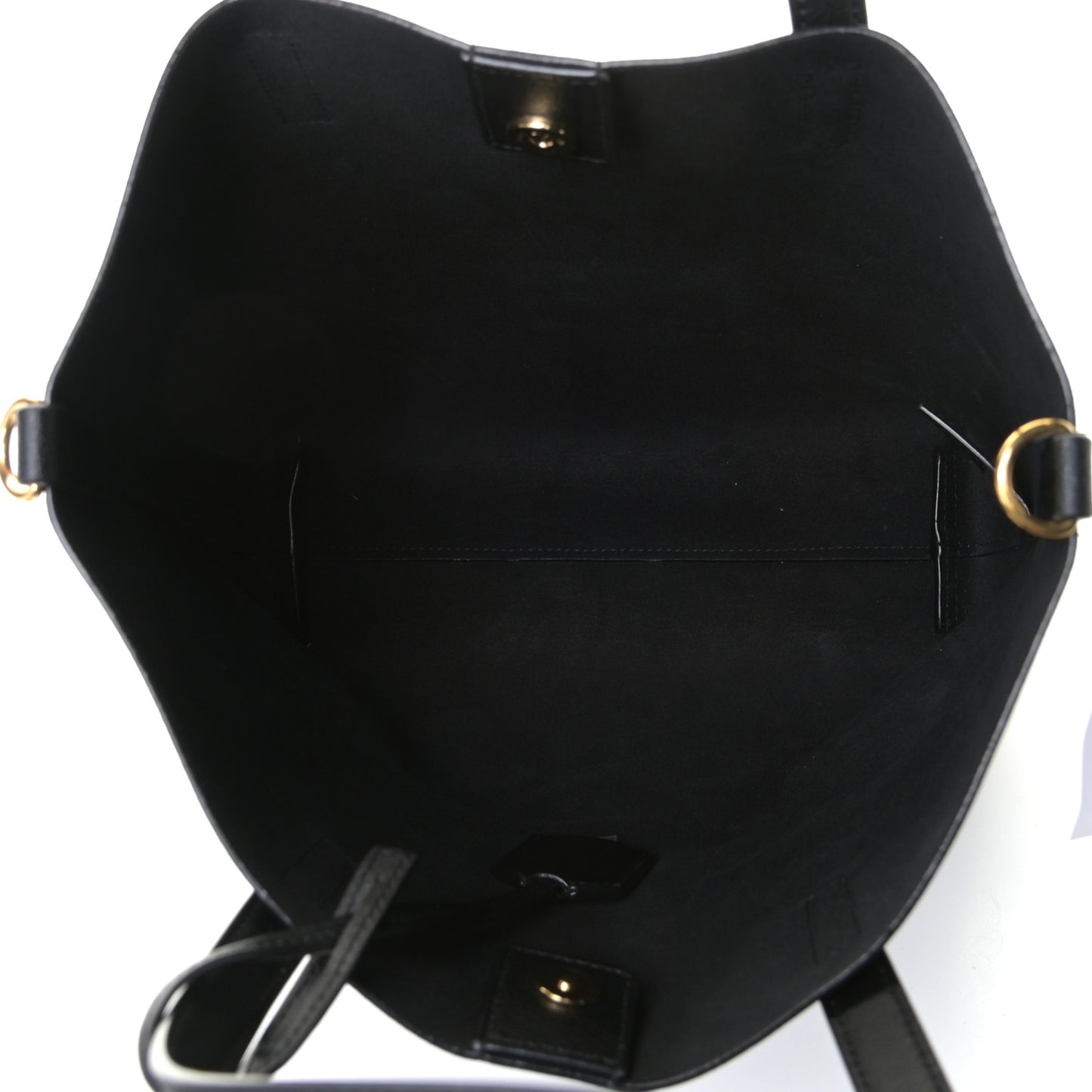 Calfskin Toy Shopping Tote Black