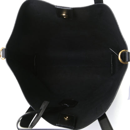 Saint Laurent Calfskin Toy Shopping Tote Black 4 of 4