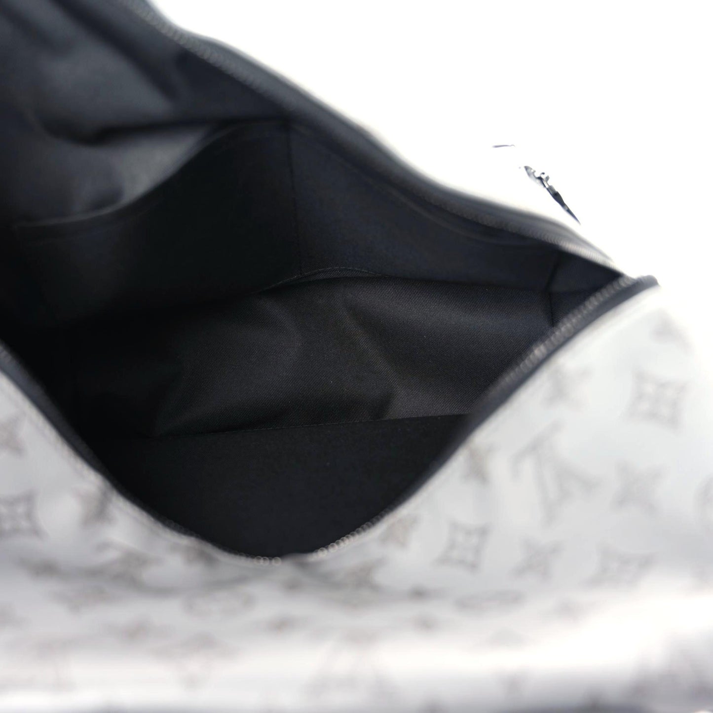 Calfskin Monogram Racer Backpack Grey