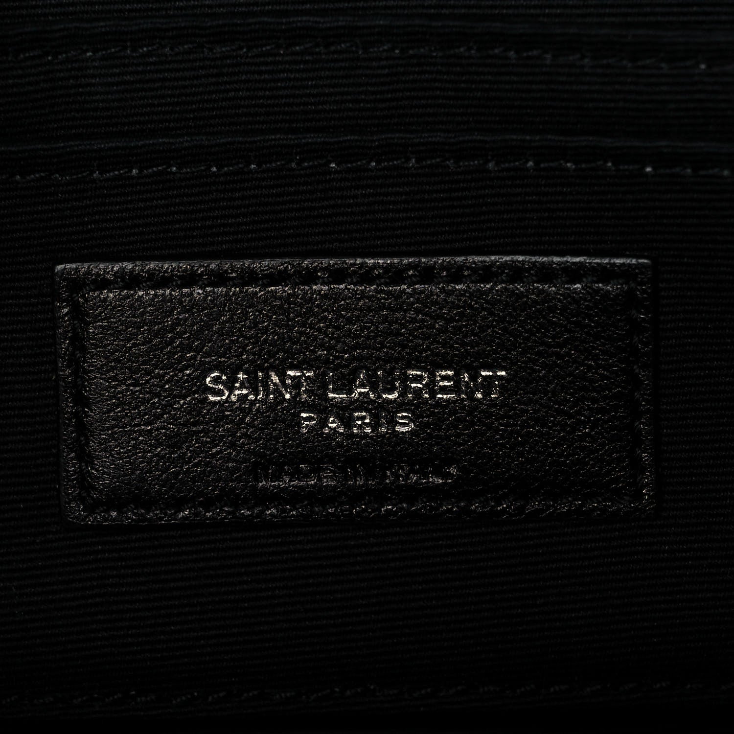 Saint Laurent Grain De Poudre Monogram Toy West Hollywood Fold-Over Bag Black 7 of 9