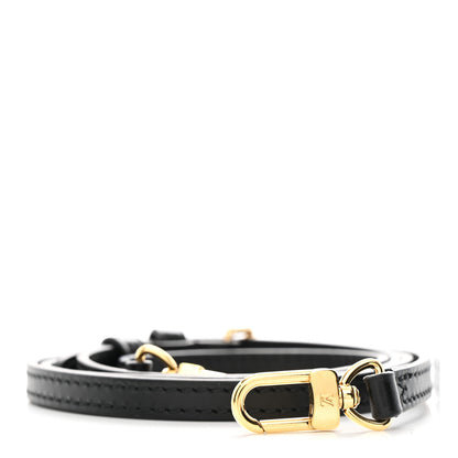 Louis Vuitton Calfskin Petite Malle Adjustable Shoulder Strap Black 1 of 3