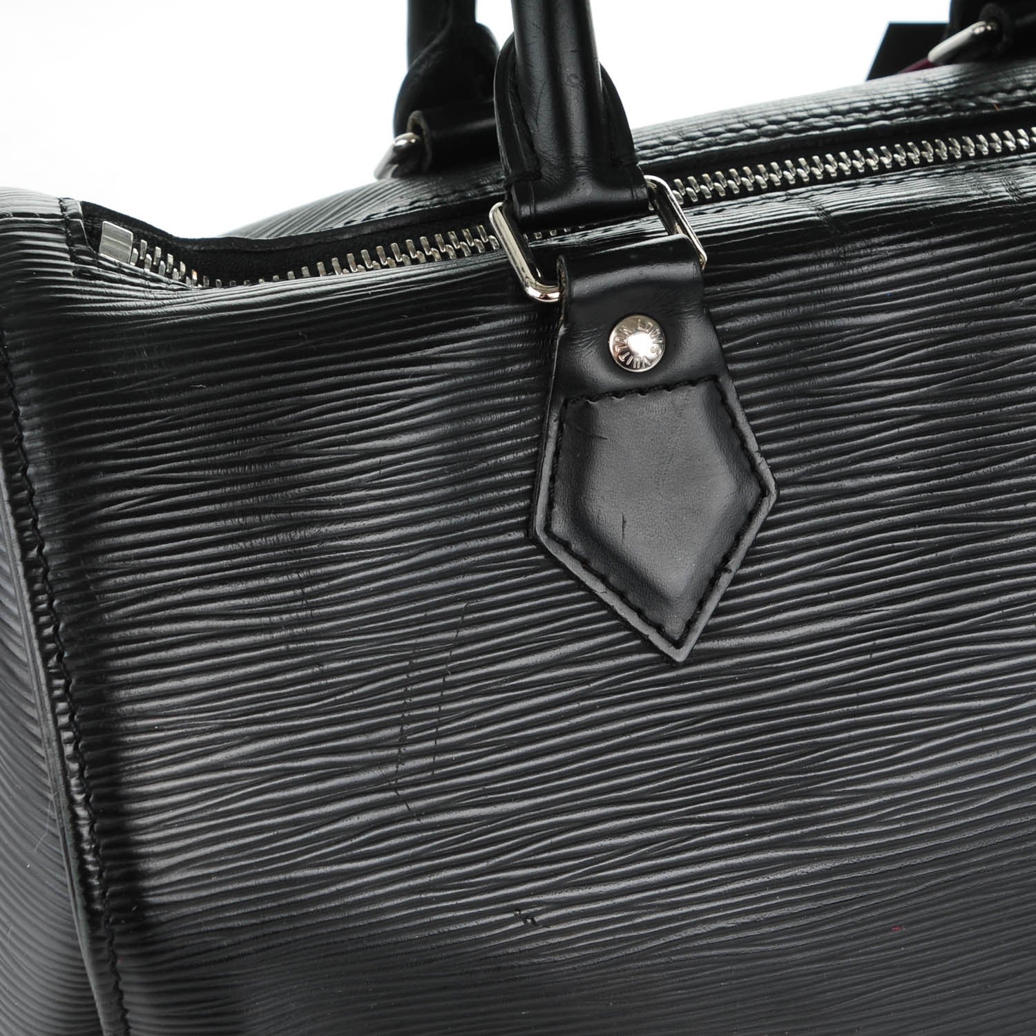 Louis Vuitton Epi Speedy 25 Black 10 of 10