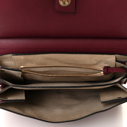 Chloe Calfskin Medium Faye Shoulder Bag Sienna Red 4 of 9