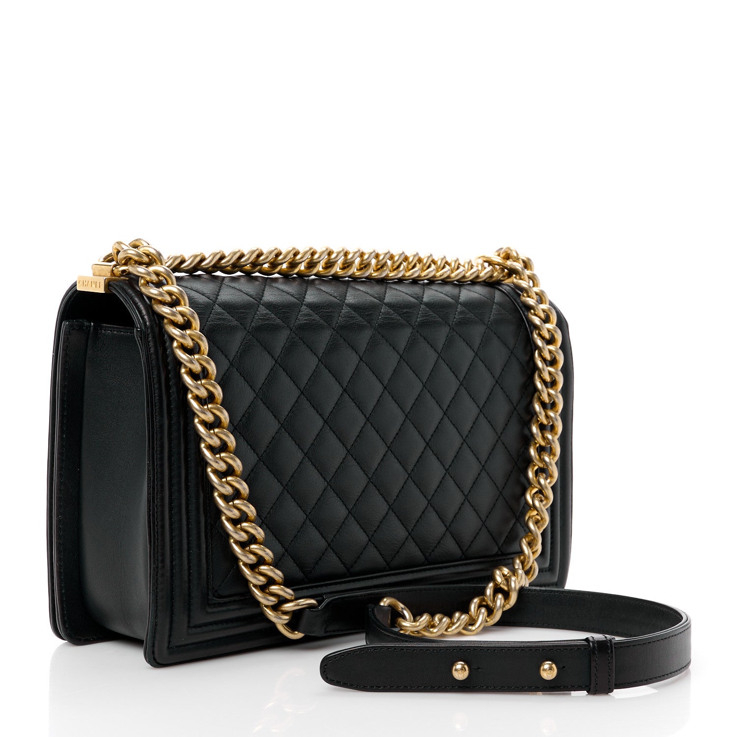 Chanel Calfskin Quilted New Medium Boy Flap Black 3 of 15