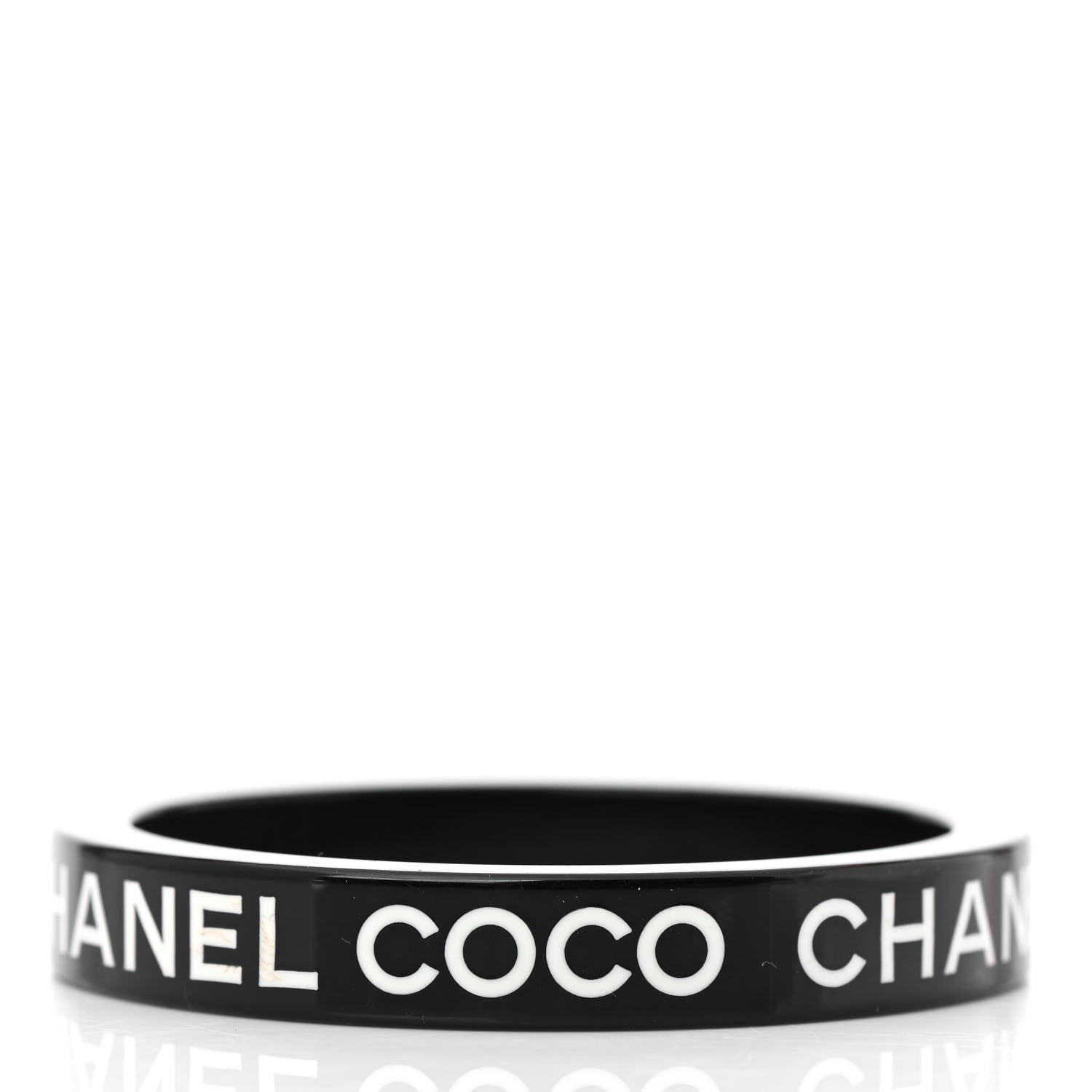 Chanel Resin Coco Bangle Black 2 of 4