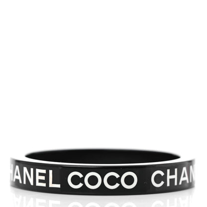 Chanel Resin Coco Bangle Black 2 of 4