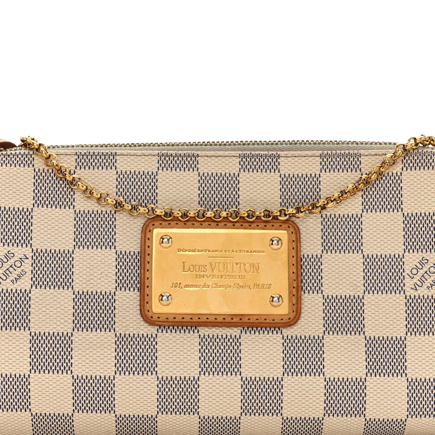 Louis Vuitton Damier Azur Eva Clutch 7 of 10