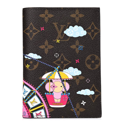 Louis Vuitton Monogram 2020 Christmas Animation Big Wheel Passport Cover Rose Ballerine 1 of 7