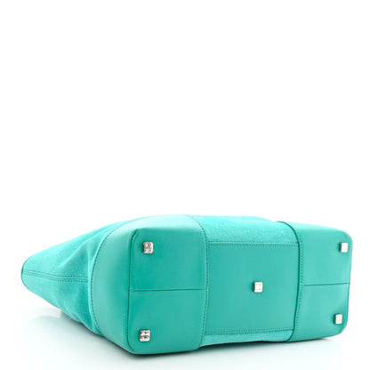 Loewe Suede Calfskin Amazona Turquoise 4 of 10