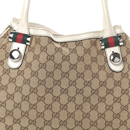 Gucci Monogram Match Ball Shoulder Bag White 9 of 15