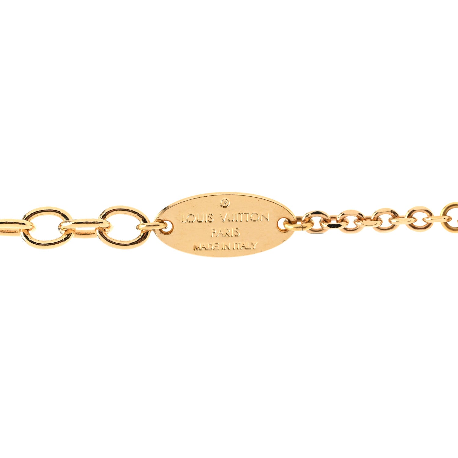 Louis Vuitton Metal Blooming Supple Necklace Gold 6 of 8