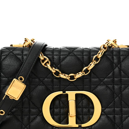 Christian Dior Calfskin Cannage Small Caro Bag Black 8 of 12