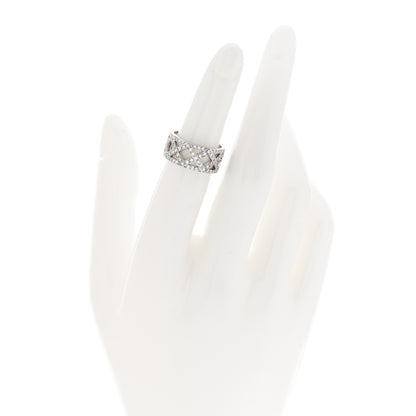 Tiffany Platinum Diamond Braided Wide Band Ring 49 4.75 2 of 4