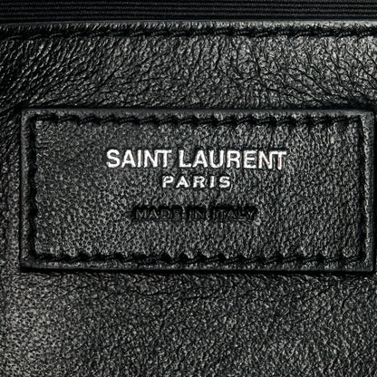 Saint Laurent SAINT LAURENT Grained Calfskin Medium Monogram Sunset Crossbody Black 7 of 11